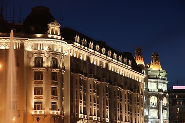Image showing Madrid by night