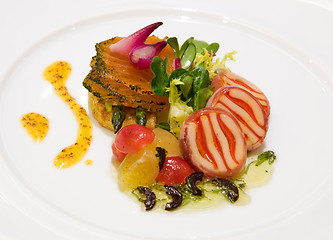 Image showing Dill cured salmon