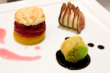 Image showing Three Desserts