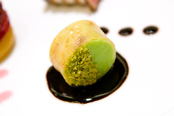 Image showing Crepe wrapped Pistachio Ice Cream