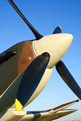 Image showing RAF Spitfire Engine