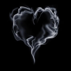 Image showing smoking heart