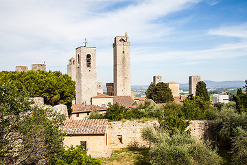 Image showing San Gimignano towers