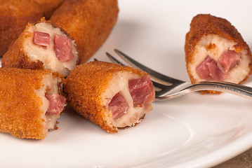 Image showing Ham croquettes