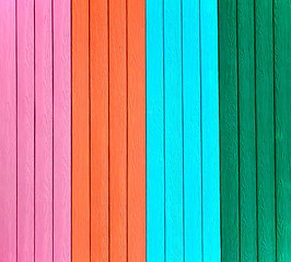 Image showing colorful wall
