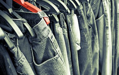 Image showing Jeans Background.