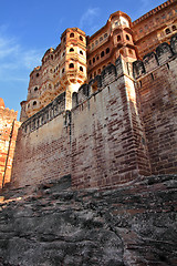 Image showing Mehrangarh fort in Jodhpur India