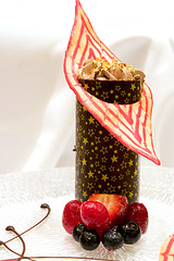 Image showing Chocolate Raspberry Tower