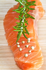 Image showing Salmon filet