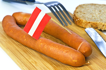 Image showing Sausage of Austria Krainer