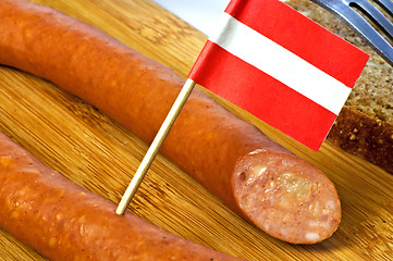 Image showing Sausage of Austria Krainer