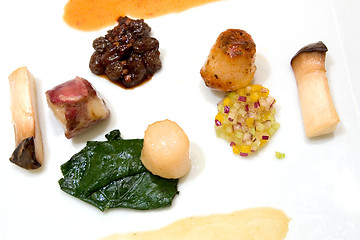 Image showing Trio of Scallops