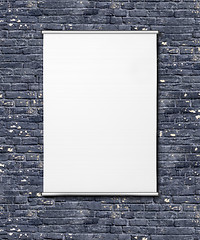 Image showing Empty Flipchart on Wall.