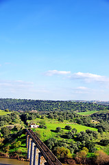 Image showing Guadiana river near Serpa, in the Alentejo . 