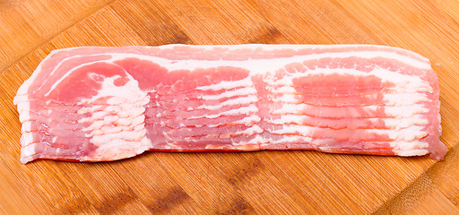 Image showing Fresh Sliced Bacon