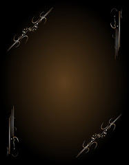 Image showing Gold luxury background