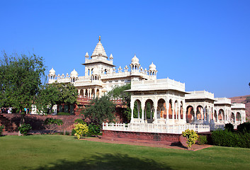 Image showing Jaswant Thada mausoleum in India