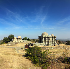 Image showing temple in kumbhalgarh fort India 