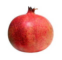 Image showing red pomegranate isolated