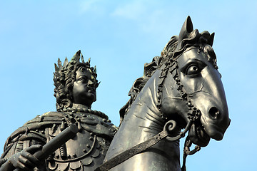 Image showing Peter 1 monument in Saint-petersburg