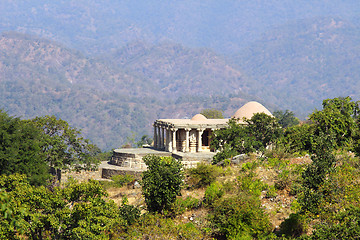 Image showing old hinduism temple in kumbhalgarh fort