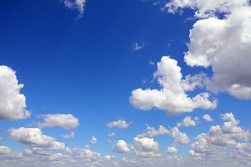 Image showing blue sky with clouds