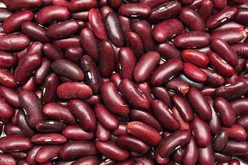 Image showing red haricot beans background