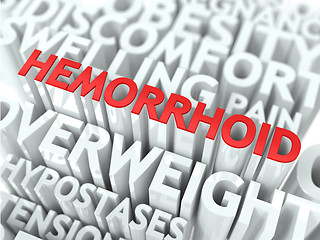 Image showing Hemorrhoid Concept.