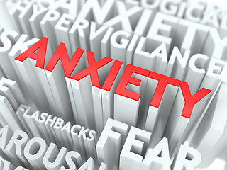 Image showing Anxiety Concept.