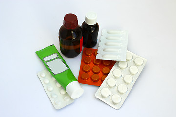 Image showing Packings with pills and drugs