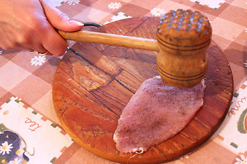 Image showing Process of cooking of chops