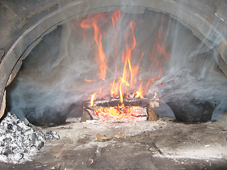 Image showing Fire in the furnace