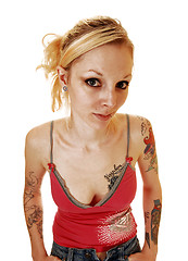 Image showing Woman with tattoos.