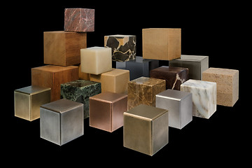 Image showing various cubes