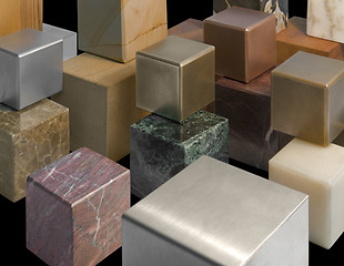 Image showing various cubes