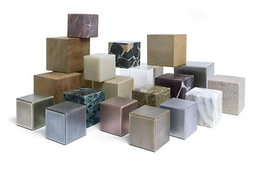 Image showing various cubes