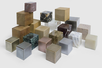 Image showing various cubes