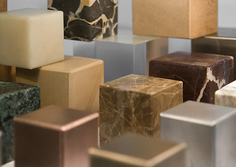 Image showing various cubes