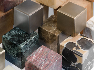 Image showing various cubes