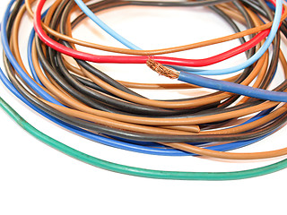 Image showing Electric wire