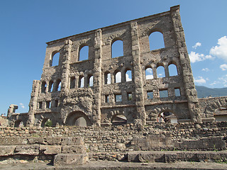 Image showing Roman Theatre Aosta