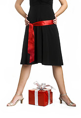 Image showing Legs and Gifts