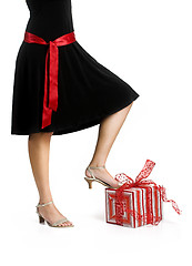 Image showing Legs and Gifts