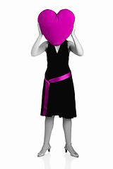 Image showing Heart Woman
