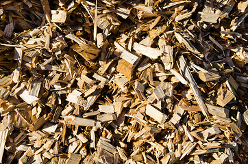 Image showing Woodchips background