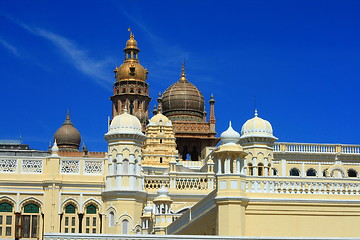 Image showing Mysore palace top