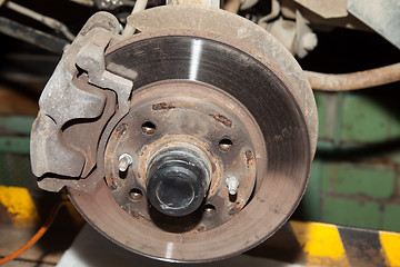 Image showing Wheel hub motor car