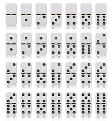 Image showing twenty-eight dominoes