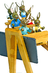 Image showing Easter bunnies at school
