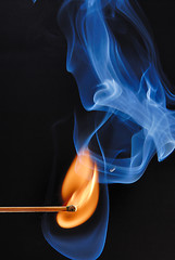 Image showing Burning Match